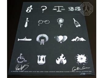 Autographed LOST Print: Ty Mattson 'The Final Season' #66/100 (signed by Damon & Carlton)