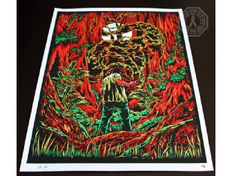 Autographed LOST Print: Ken Taylor 'The Smoke Monster' #42/300 (signed by Damon Lindelof)