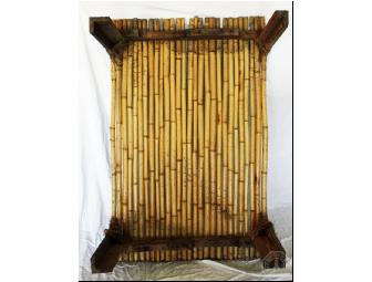 Authentic LOST Screen-used Long Bamboo Table from Survivors' Beach Camp (Bernard's)
