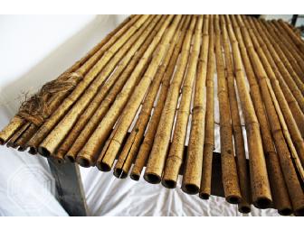 Authentic LOST Screen-used Long Bamboo Table from Survivors' Beach Camp (Bernard's)