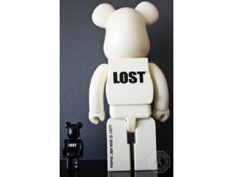 Autographed LOST Dharma 400% & 100% Be@rbrick Set (signed by Damon & Carlton)