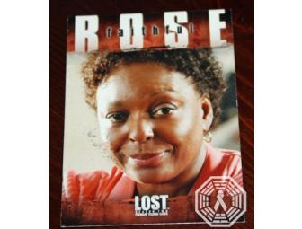 Autographed LOST Rose card (signed by L. Scott Caldwell)