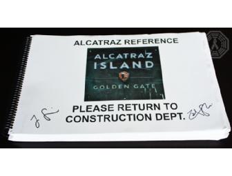 Autographed ALCATRAZ Set Construction Guidebook (signed by Zack Grobler & Jorge Garcia)