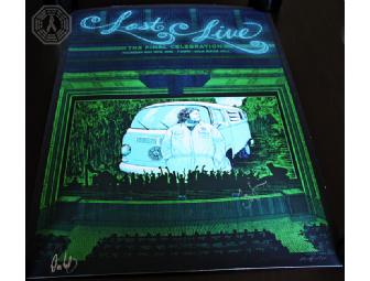 Autographed LOST Print: Kevin Tong LOST Live 'Hurley' #20/300 (signed by Jorge & Damon)