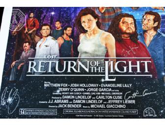 Autographed LOST Print: Star Wars 'Return of the Light' (signed by Damon, Carlton & Jorge)