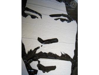 Custom LOST artwork: Miles - 'Believe in Duct Tape' (Medium: Duct tape on canvas)