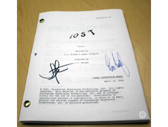Authentic Autographed LOST Script: 'Pilot' (signed by J.J. Abrams & Damon Lindelof)