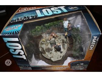 Autographed LOST Action Set: The Hatch (signed by designer Todd McFarlane)