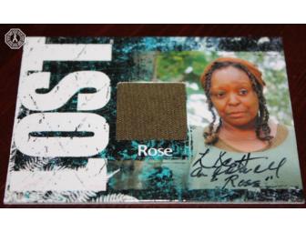 Autographed LOST Costume card #218/350: Rose Nadler (signed by Scotty Caldwell)