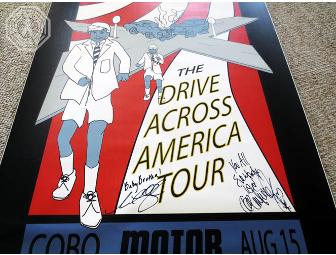 Authentic Autographed LOST Drive Shaft Poster (signed by Dominic Monaghan & Neil Hopkins)