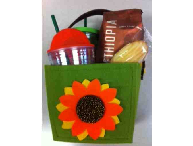 Starbucks Sunflower Coffee & Mug Basket