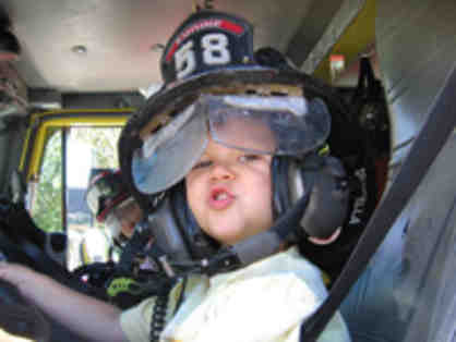 Marinwood Fire Department Ride to School!