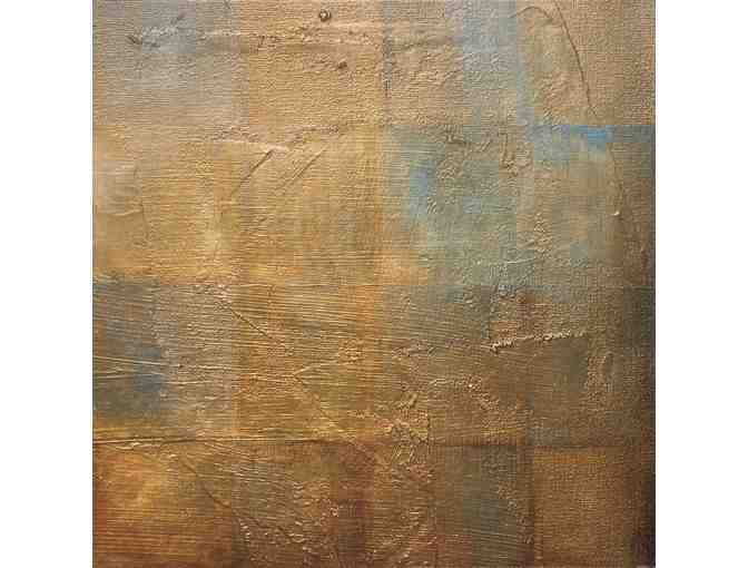 4 Panels of  Contemporary Art - Canvas over Wood Frames