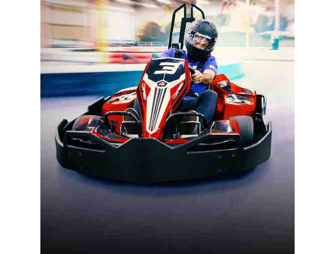 Two Gift Cards for K1 Speed Indoor Go Kart Racing - 1 Race and 1 License Each - Photo 1
