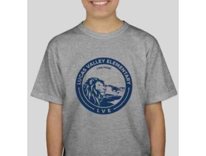 Lucas Valley Spirit Wear! Kid's Large Grey Tee Shirt & Sweatshirt