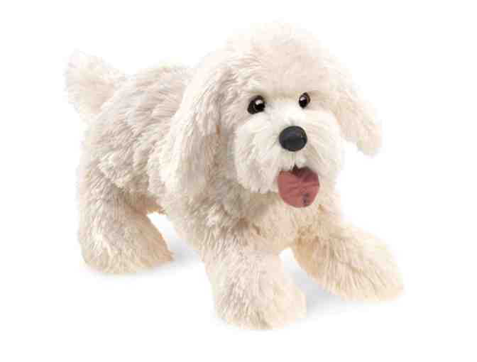 Folkmanis Panting Pup Hand Puppet/Stuffed Animal