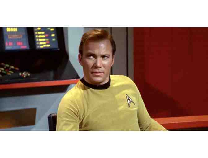 William Shatner Autographed Star Trek Uniform Shirt!