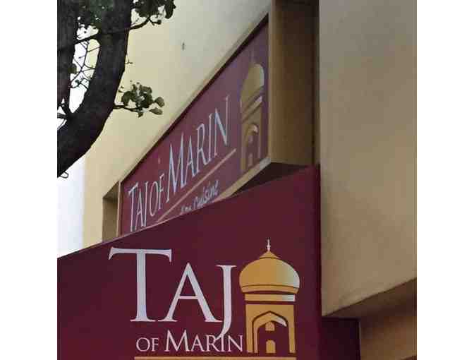 Taj of Marin Indian Cuisine $25 Gift Certificate