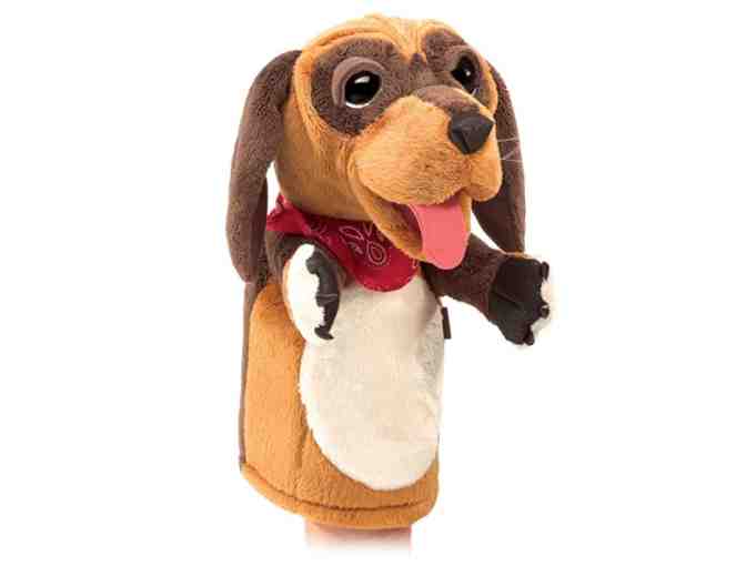 Set of 2 Dog Hand Puppets