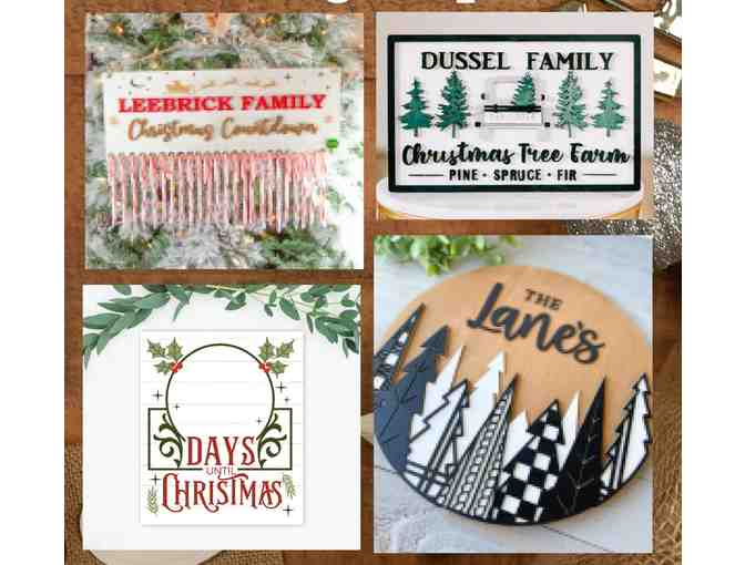 Holiday Sign Painting Party for Five People from Marin Wood Craft Co.