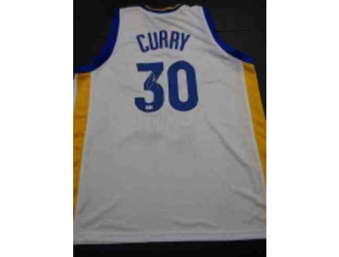 Stephen Curry Autographed Golden State Warriors Basketball Jersey