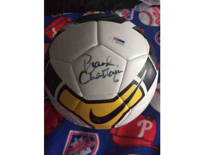 Brandi Chastain Autographed Soccer Ball