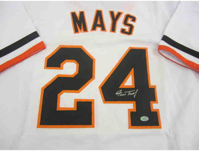 Willie Mays Autographed SF Giants Baseball Jersey