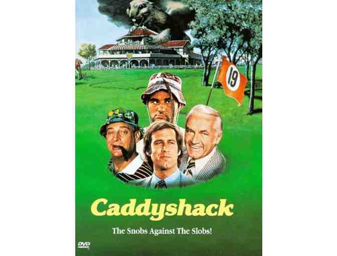 Chevy Chase Autographed Caddy Shack Golf Flag