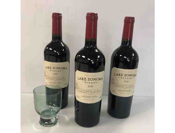 3 Bottles of Lake Sonoma Winery 2019 Alexander Valley Cabernet Sauvignon - Photo 1