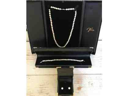 Tara Fine Jewelry Pearl Necklace, Earrings and Bracelet