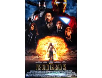Ironman II Poster Signed by VP of Marvel and SFX Creator