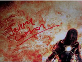 Ironman II Poster Signed by VP of Marvel and SFX Creator