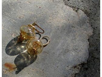 Murano Handblown Glass Artafact Earings