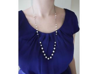 Trailing Pearls necklace by Scattered Stars