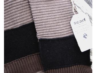 Scarf by Charles Edward Powers-Red Tones