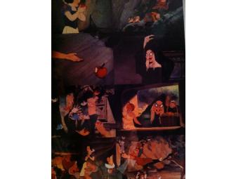 Framed Disney's Snow White -Uncut Trading Card Sheets