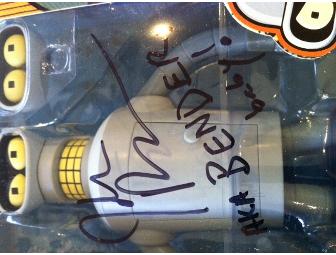 Autographed FUTURAMA 'Talking Bender' Action Figure, Signed by John DiMaggio