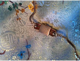 Chase Swiss Ladies Antique Rose Gold,Sapphire and Diamond Watch