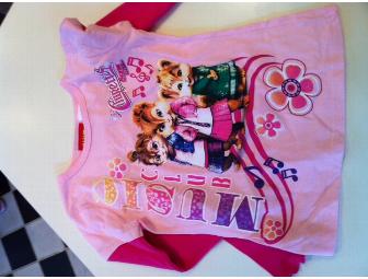 Alvin and the Chipmonks-Chipettes  Girls size 7 T-shirt