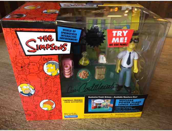 SIGNED! THE SIMPSONS WOS NUCLEAR POWER PLANT TOY!