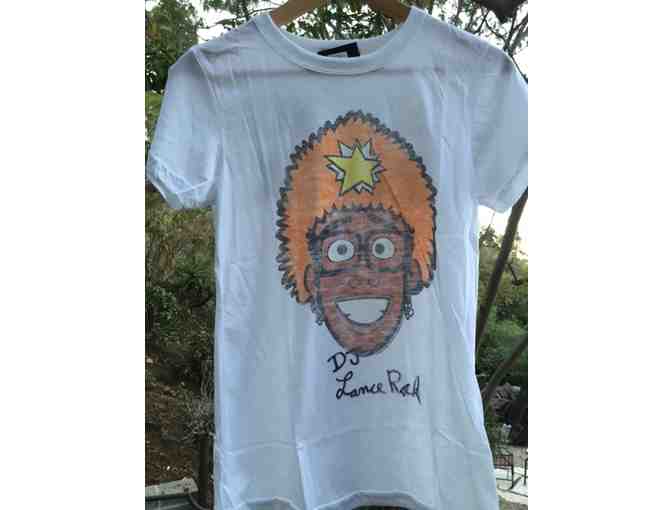Signed DJ Lance Rock T-shirt & Yo Gabba Gabba Lot
