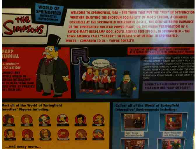 The Simpsons WOS Interactive Environment: Be Sharp Centennial Signed by Dan Castellaneta