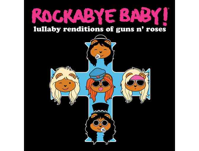 4 Rockabye Baby Lullaby CDs & Onesie Gift Set