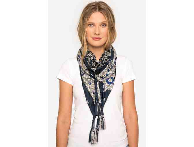 Johnny Was Wishing Floral Silk Scarf+$200 Gift Card