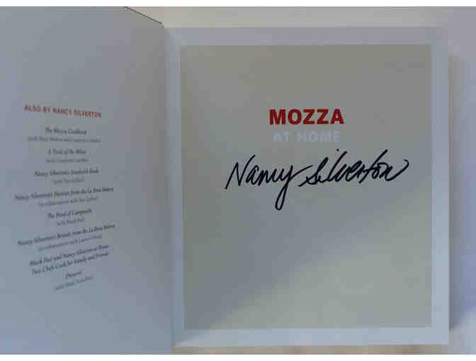 MOZZA AT HOME Cook Book autographed by Chef/Owner Nancy Silverton