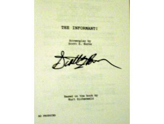 The Informant Package - Signed CD by Marvin Hamlisch & Signed Screenplay by Scott Z. Burns
