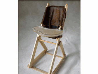 Victoria Staten Leather High Chair