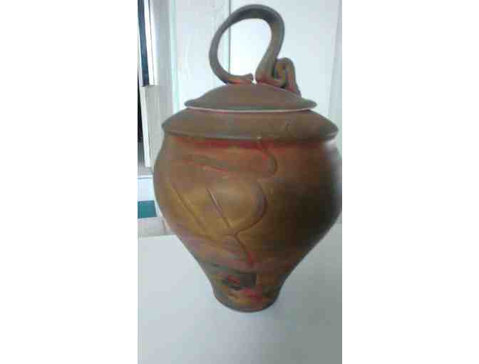 Kerry Gonzalez Copper Raku Urn