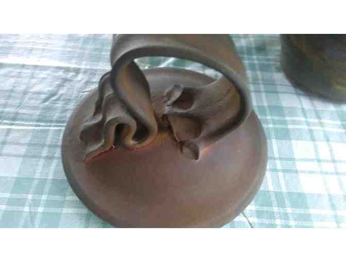 Kerry Gonzalez Copper Raku Urn