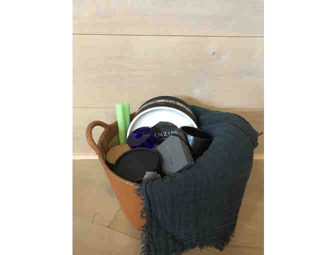 Leather Basket + Home Accessories +Fashion Accessories